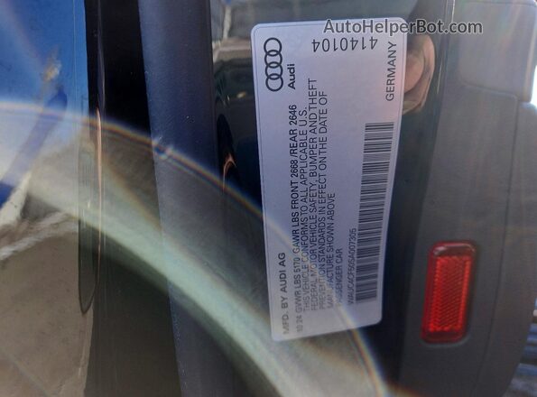 WAUC4CF50SA007305 2025 AUDI S5 Черный Вид подкапотного пространства