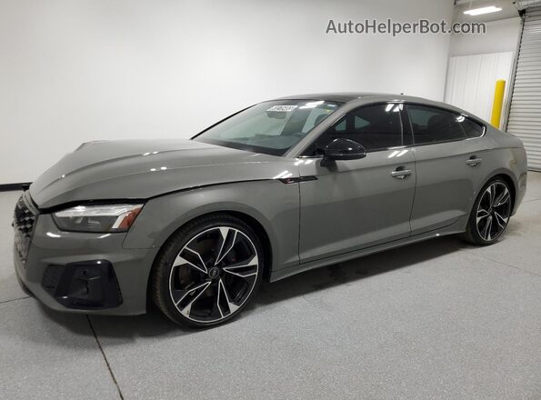 WAUC4CF51PA066418 2023 AUDI S5 Gray Front left