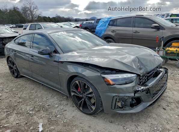 WAUC4CF53RA068528 2024 AUDI S5 Зеленый Передняя правая четверть