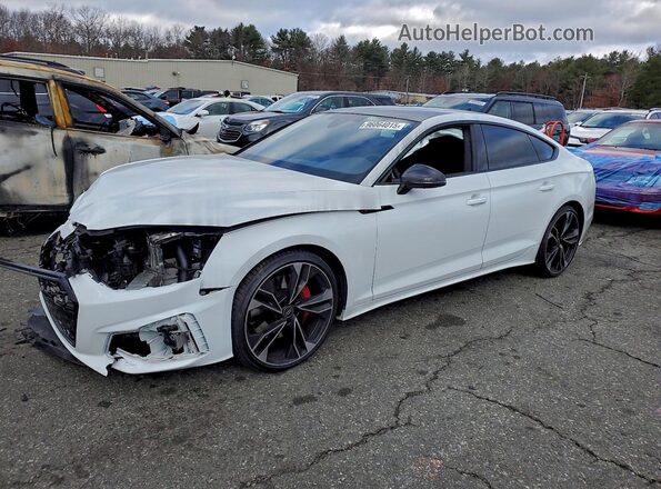 WAUC4CF56RA024913 2024 AUDI S5 White წინა მარცხენა ხედი სამი მეოთხედიდან