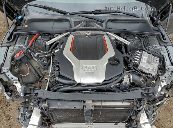 WAUC4CF58JA068142 2018 AUDI S5 Серый Вид задней части салона