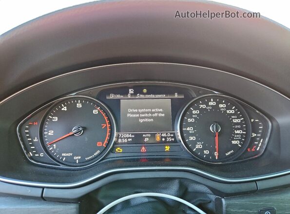 WAUDACF50NA013090 2022 AUDI OTHER White Widok zestawu wskaźników
