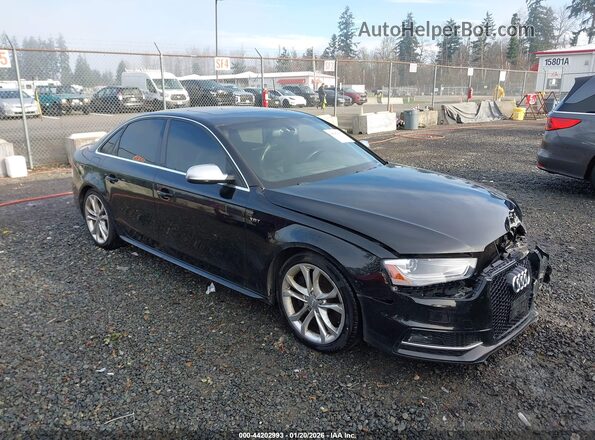 WAUDGAFL9GA003761 2016 AUDI S4 Черный Передняя правая четверть