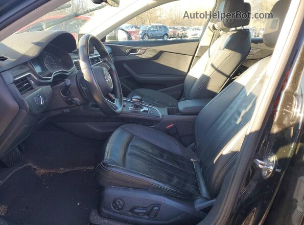 WAUDNAF48JA040323 2018 AUDI OTHER Black Front interior view