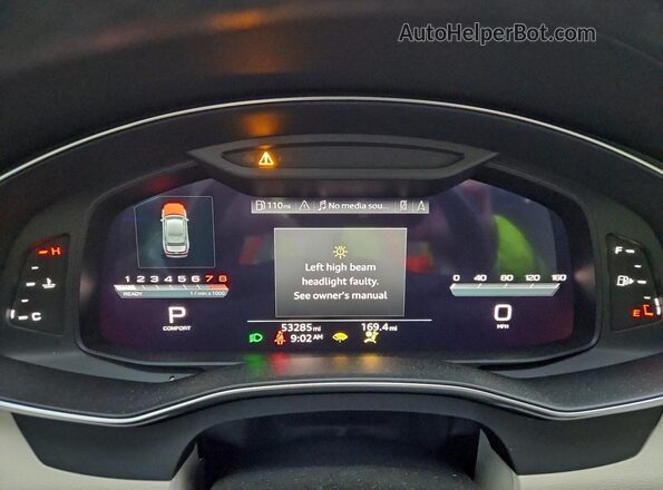 WAUE3BF2XPN072044 2023 AUDI OTHER Черный Вид щитка приборов