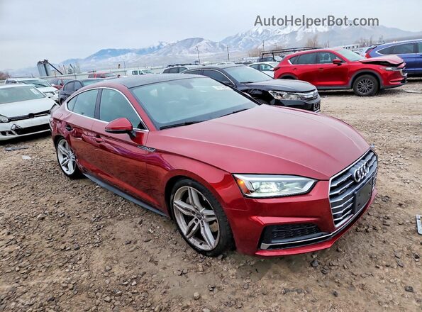 WAUENCF52JA016916 2018 AUDI OTHER Бордовый Передняя правая четверть