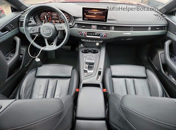 WAUENCF52JA016916 2018 AUDI OTHER Бордовый Вид панели приборов