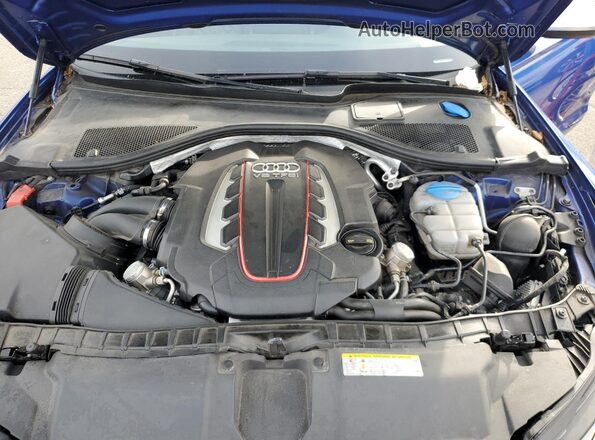 WAUF2AFCXGN083930 2016 AUDI S6 Синий Вид задней части салона