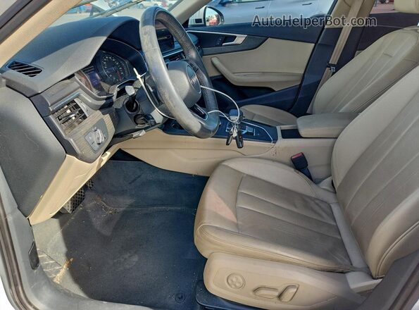 WAUGMAF49KN007440 2019 AUDI OTHER Белый Вид салона спереди