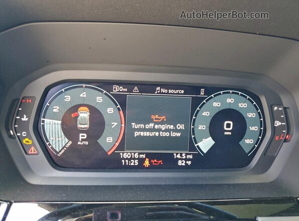 WAUGUDGY7PA068982 2023 AUDI OTHER Черный Вид щитка приборов