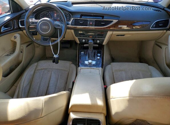 WAUH2AFC2HN028205 2017 AUDI OTHER Красный Вид панели приборов