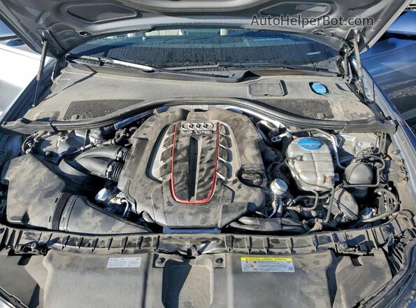 WAUH2AFC7GN096966 2016 AUDI S6 Серебряный Вид задней части салона