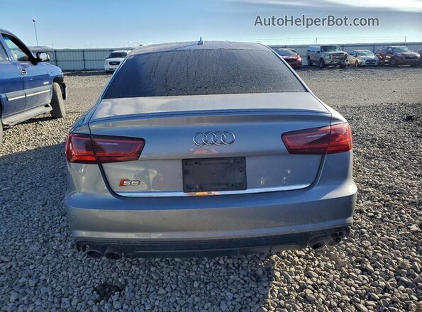 WAUH2AFC7GN096966 2016 AUDI S6 Серебряный Вид сзади