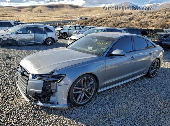 WAUH2AFC7GN096966 2016 AUDI S6 Серебряный Передняя левая четверть