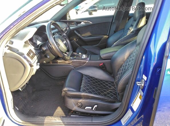 WAUHFAFC4HN067639 2017 AUDI S6 Синий Вид салона спереди