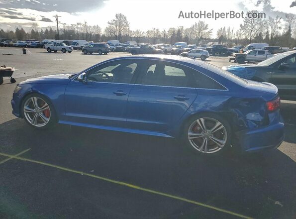 WAUHFAFC4HN067639 2017 AUDI S6 Синий Задняя левая четверть
