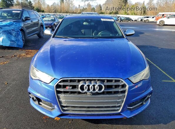 WAUHFAFC4HN067639 2017 AUDI S6 Синий Вид спереди