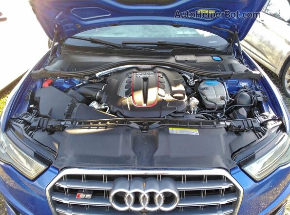 WAUHFAFC4HN067639 2017 AUDI S6 Синий Вид задней части салона