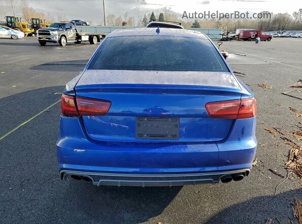 WAUHFAFC4HN067639 2017 AUDI S6 Синий Вид сзади