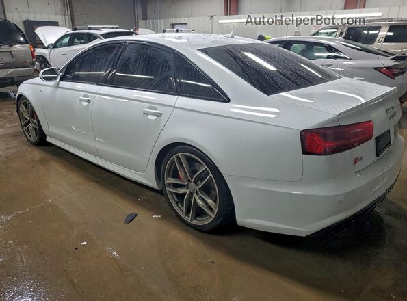 WAUHFAFC4JN009830 2018 AUDI S6 Белый Задняя левая четверть