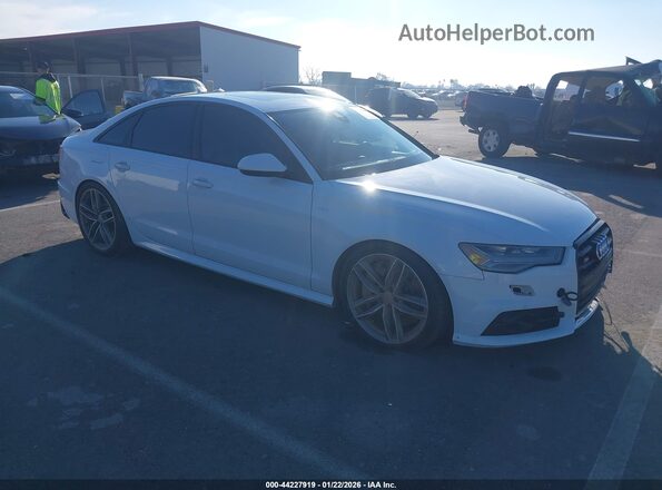 WAUHFAFC7HN126456 2017 AUDI S6 Белый Передняя правая четверть