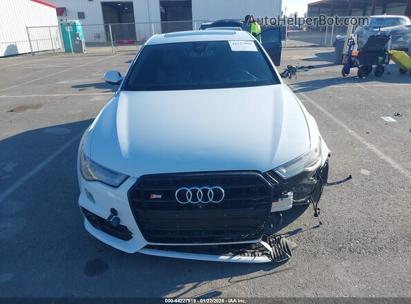 WAUHFAFC7HN126456 2017 AUDI S6 Белый Вид задней части салона