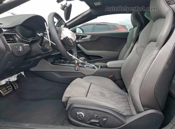 WAUP4AF56RA067685 2024 AUDI S5 Gray Widok wnętrza z przodu
