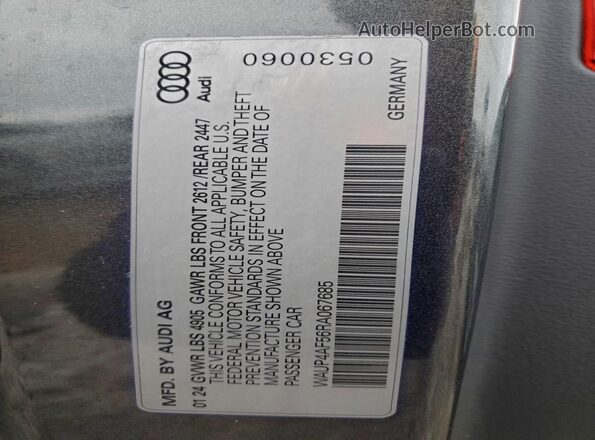 WAUP4AF56RA067685 2024 AUDI S5 Gray Widok komory silnika