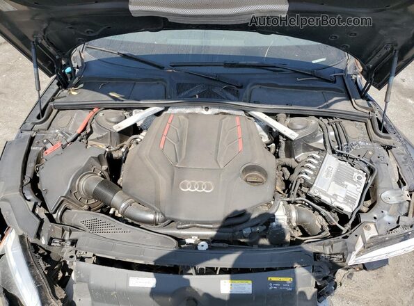 WAUP4AF59MA022328 2021 AUDI S5 Gray Widok wnętrza z tyłu