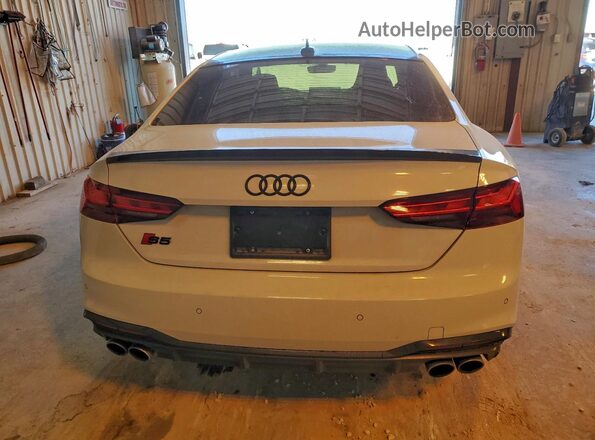 WAUR4AF50NA025838 2022 AUDI S5 Белый Вид сзади
