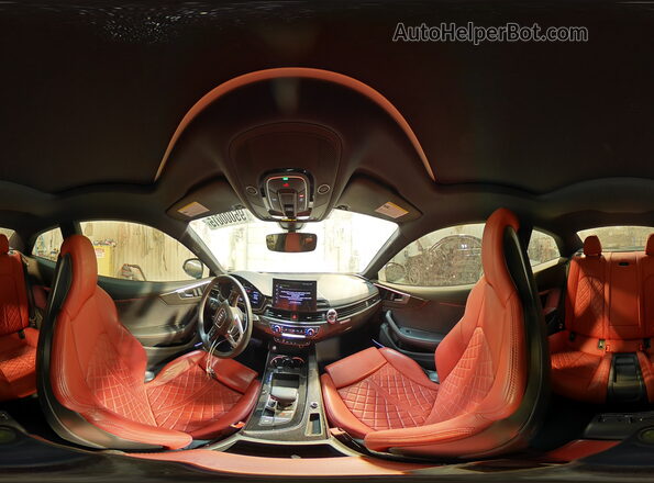 WAUR4AF50NA025838 2022 AUDI S5 Белый Вид наклейки с VIN-кодом