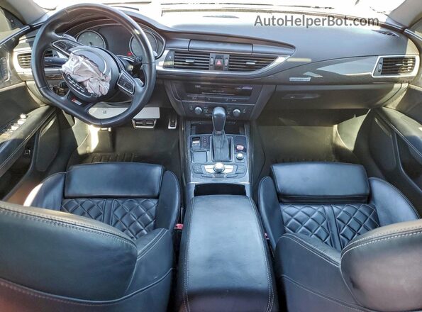 WAUW2AFC7GN021112 2016 AUDI S7 Black წინა პანელის ხედი