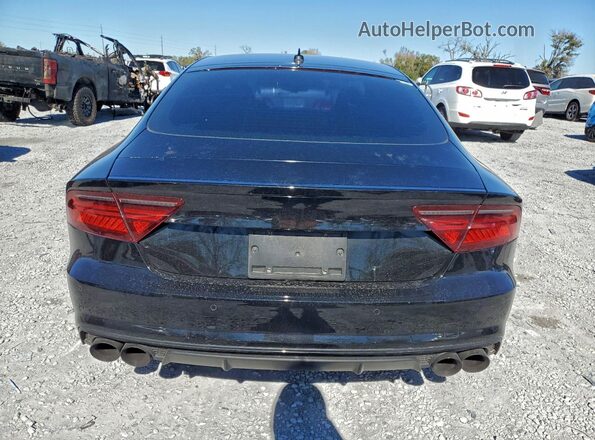 WAUW2AFC7GN021112 2016 AUDI S7 Black უკანა ხედი