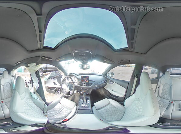 WAUW2BFC2GN016938 2016 AUDI S7 White VIN კოდის სტიკერის ხედი