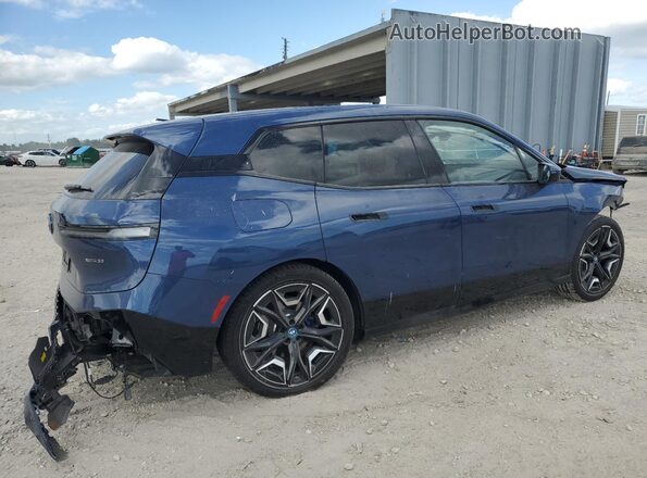 WB523CF04SCS31330 2025 BMW IX Синий Задняя правая четверть