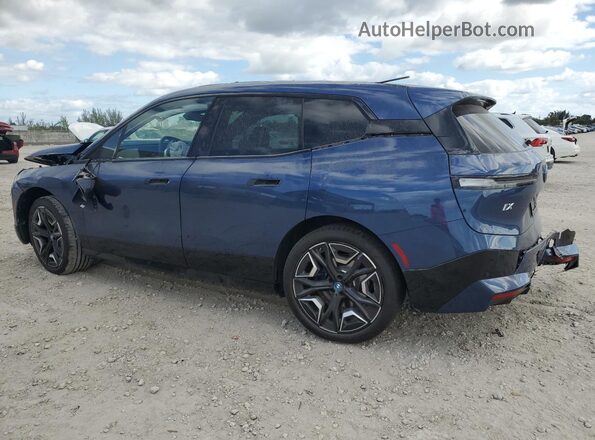 WB523CF04SCS31330 2025 BMW IX Синий Задняя левая четверть
