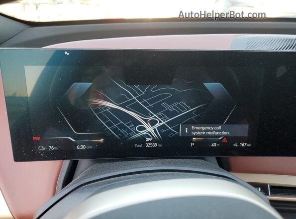 WB523CF07NCJ69751 2022 BMW IX Черный Вид щитка приборов