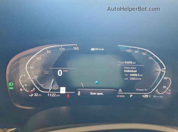 WBA13AG01MCG20304 2021 BMW OTHER Черный Вид щитка приборов