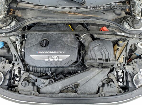 WBA13AL01M7G50322 2021 BMW M2 White უკანა სალონის ხედი