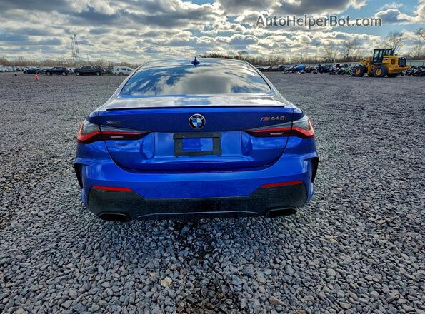 WBA13AR04MCG09469 2021 BMW M4 Blue Rear view