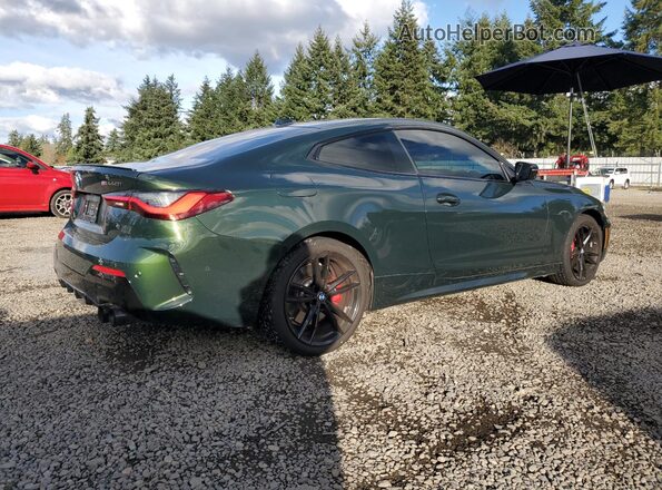 WBA13AR08RCR93647 2024 BMW M4 Зеленый Задняя правая четверть