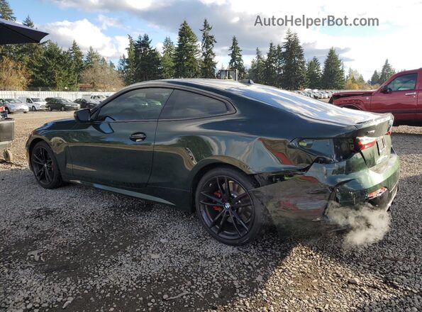 WBA13AR08RCR93647 2024 BMW M4 Зеленый Задняя левая четверть