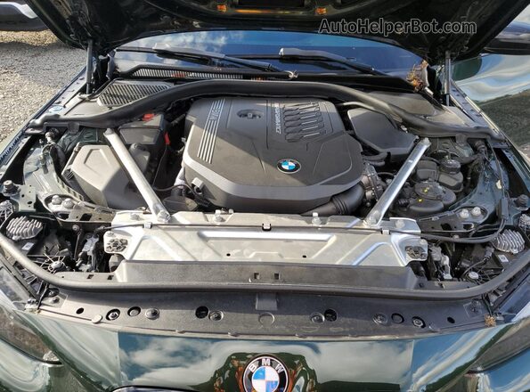 WBA13AR08RCR93647 2024 BMW M4 Зеленый Вид задней части салона