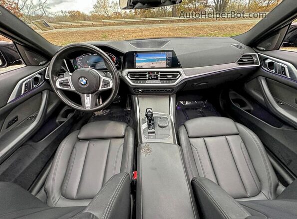 WBA13AR09MCF20741 2021 BMW M4 Black Rear seats view