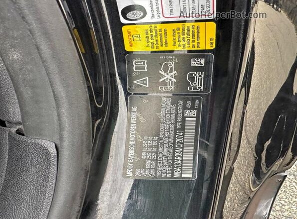 WBA13AR09MCF20741 2021 BMW M4 Black Rear interior view