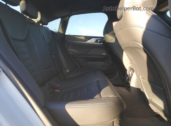 WBA13AW0XNFM70501 2022 BMW M4 White Rear seats view