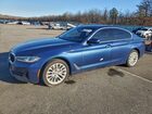 2022 Bmw 530 Xi Синий vin: WBA13BJ02NCK18675