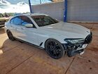 2021 Bmw M550xi Белый vin: WBA13BK04MCF48365