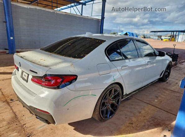 WBA13BK04MCF48365 2021 BMW M5 Белый Задняя правая четверть