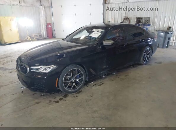 WBA13BK09NCH97228 2022 BMW M5 Черный Передняя левая четверть